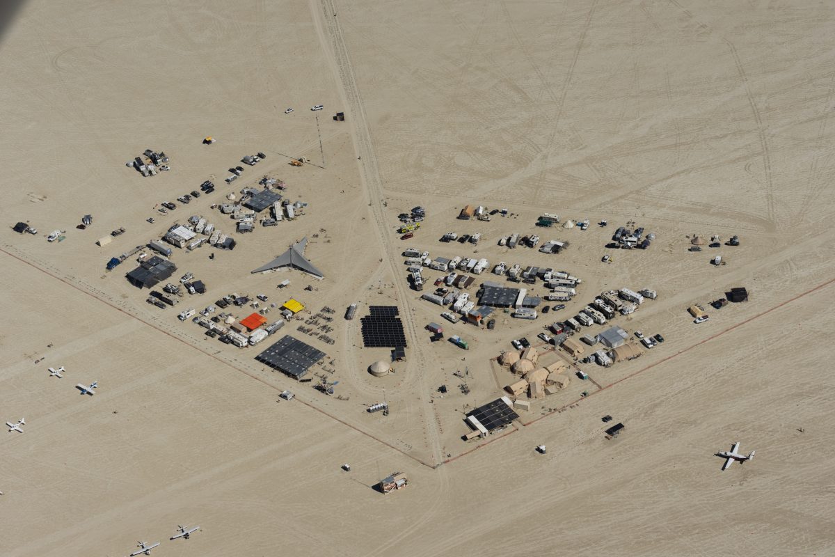 Black Rock City Airport From The Air