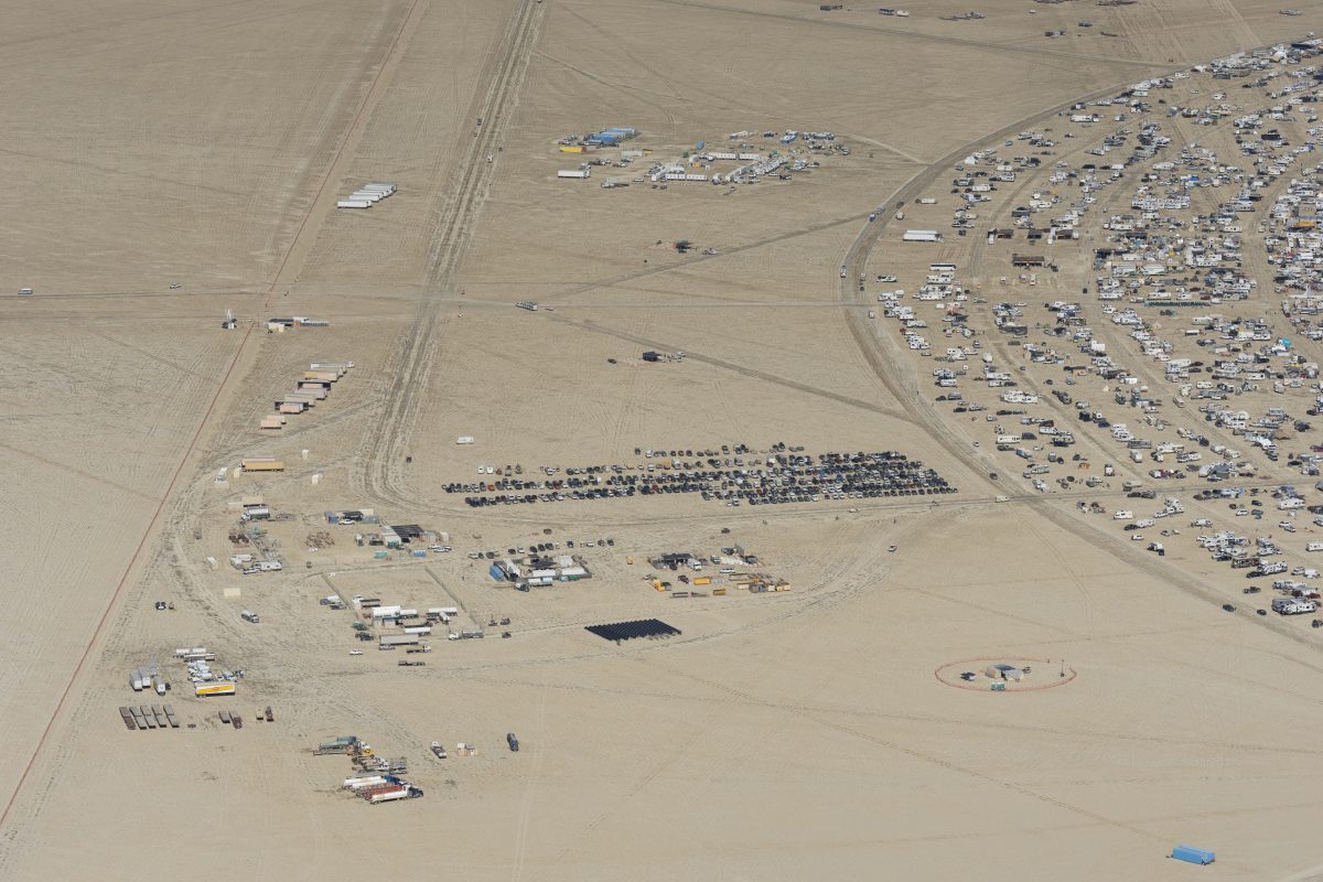 Burning Man 2026 Black Rock City Aerial Photo