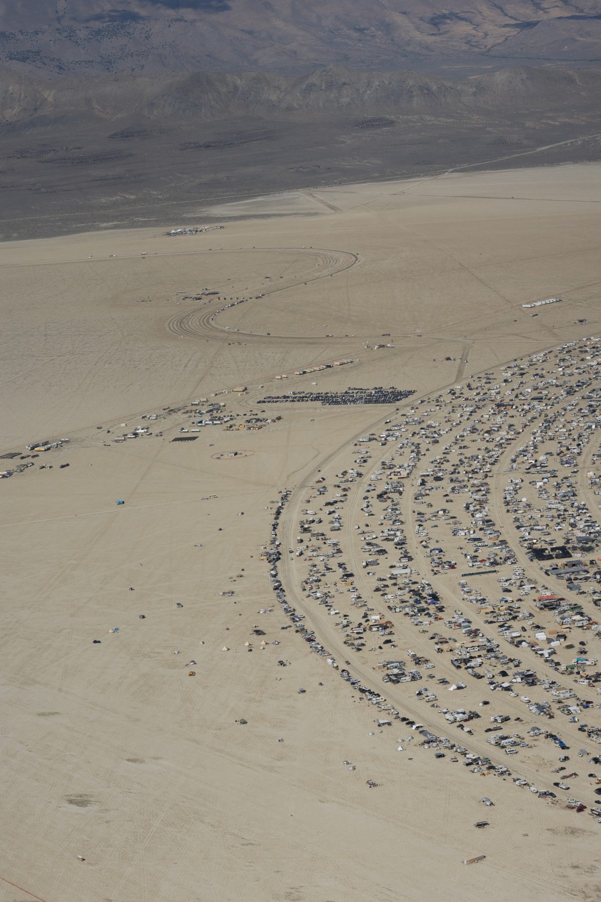 City Edge and Open Playa from Above