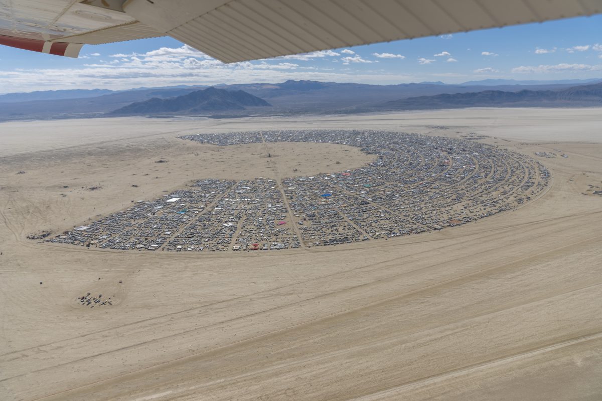 Burning Man 2026 Black Rock City Aerial Photo