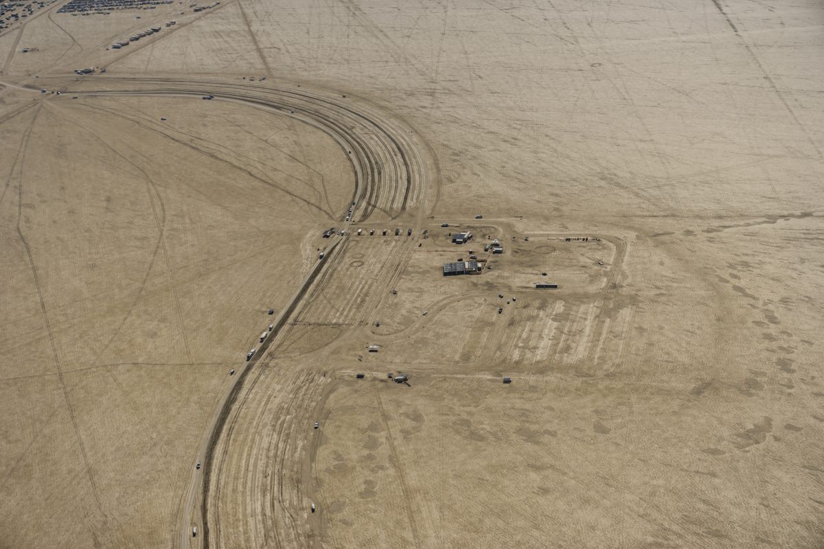 Gate Road From The Air