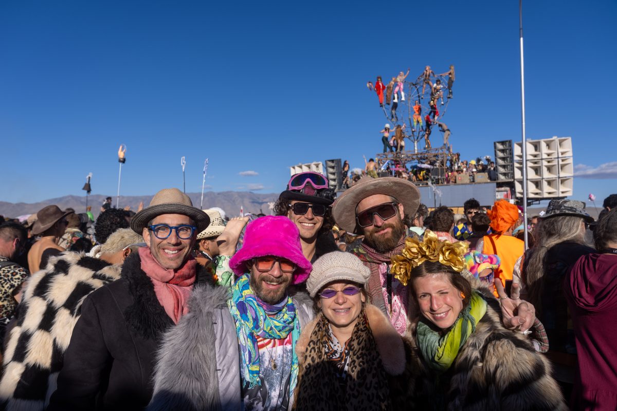 Friends at Robot Heart Sunrise