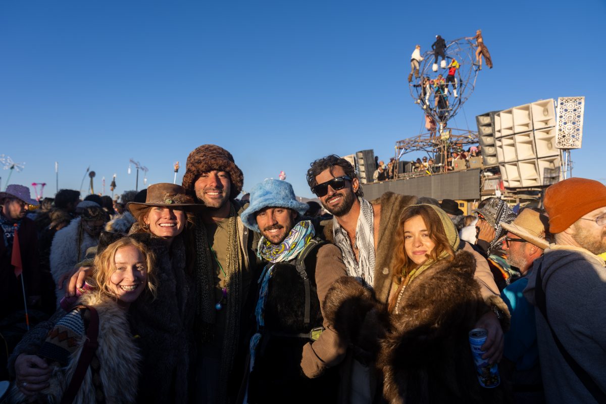 Friends at the Robot Heart Sunrise Set