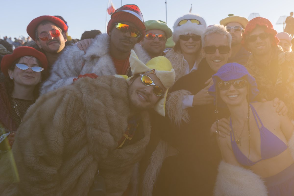 Friends at Robot Heart at Sunrise