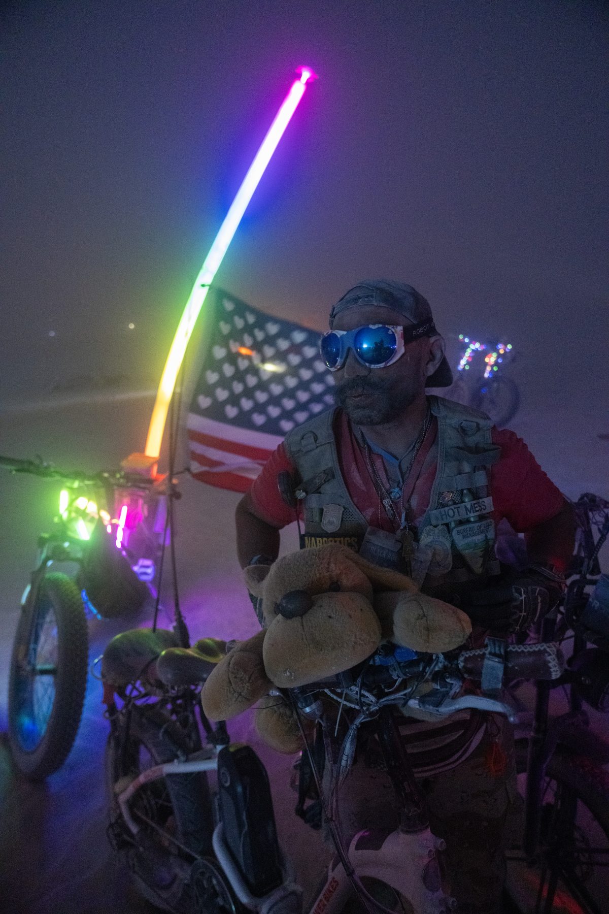 Hot Mess on a Lit Bike