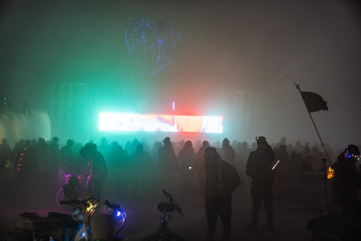Robot Heart Party in the Dust at NIght
