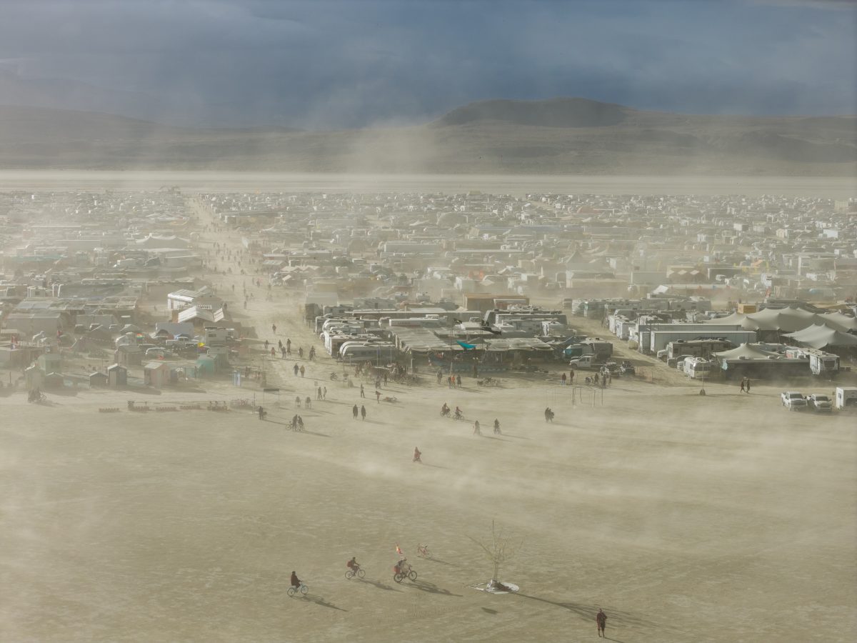 Dust Blowing Across Town