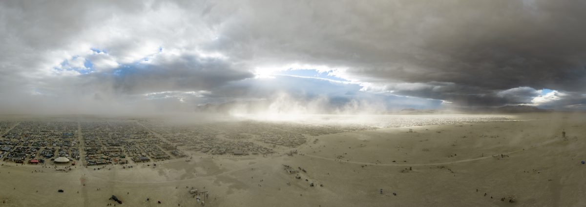 Dust Wall Over the City
