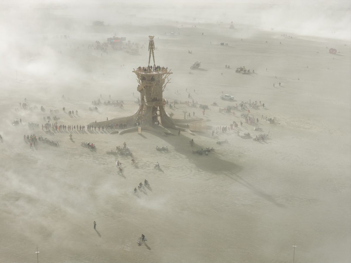 Burning Man 2026 Man Base - Cryptomeria by Alexander Rose
