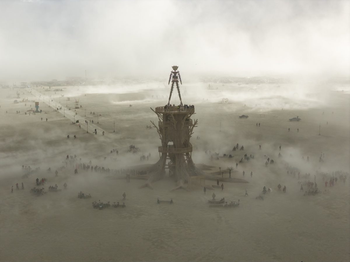 Burning Man 2026 Man Base - Cryptomeria by Alexander Rose