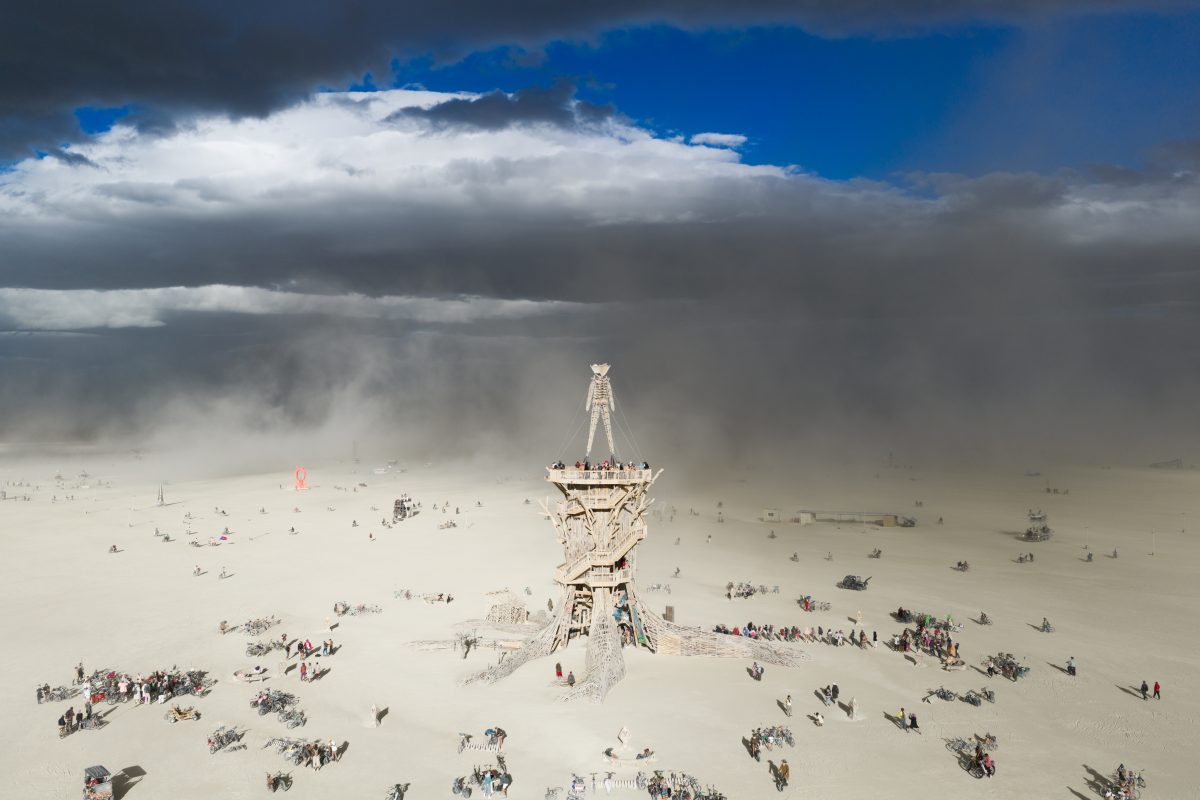 Burning Man 2026 Man Base - Cryptomeria by Alexander Rose