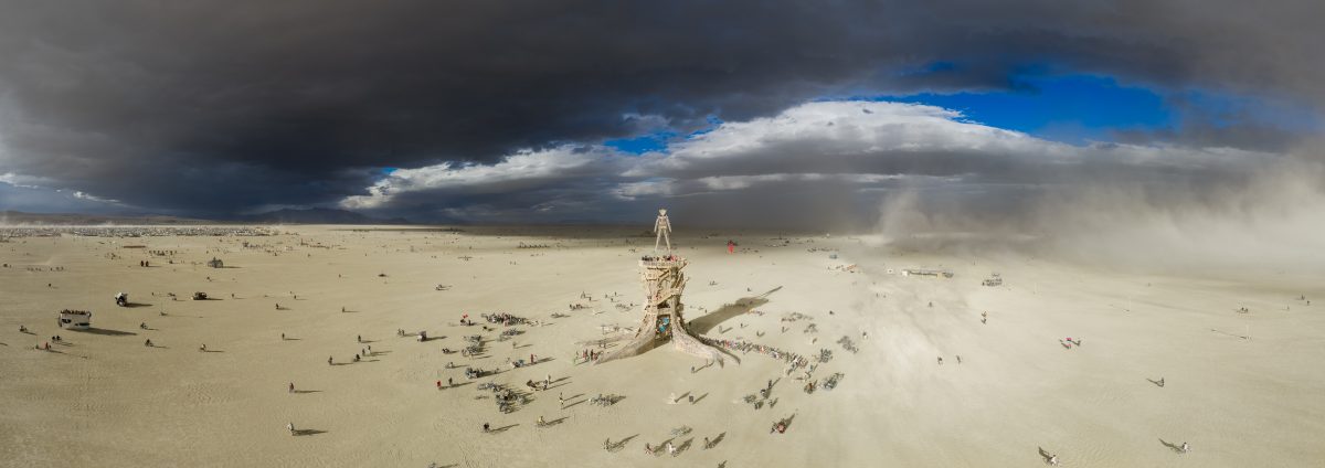 Burning Man 2026 Man Base - Cryptomeria by Alexander Rose