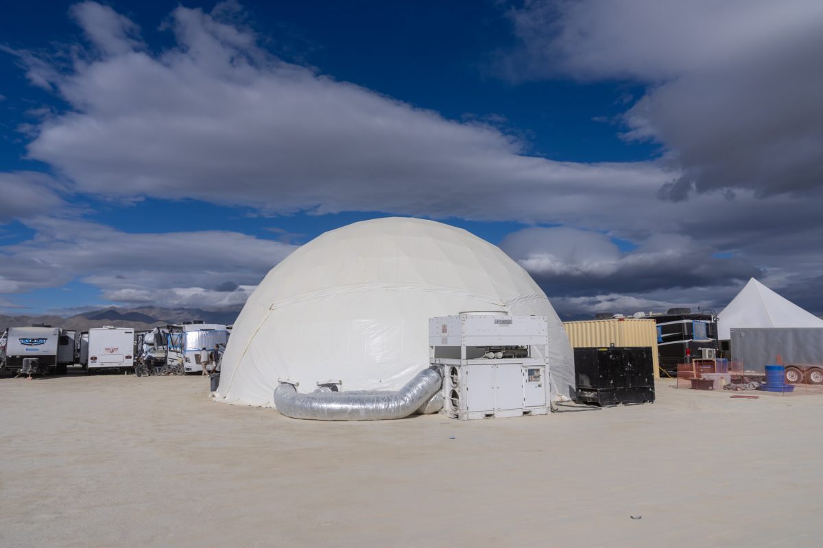 Air Conditioned Dome in Camp
