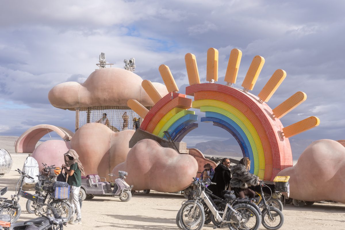 Rainbow and Clouds Mutant Vehicle