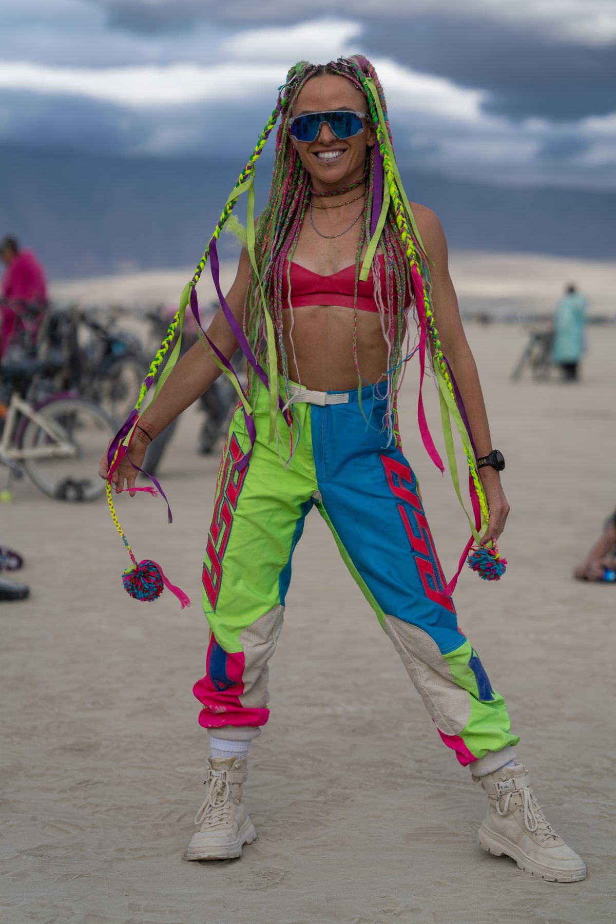 Neon Braids and Ribbons