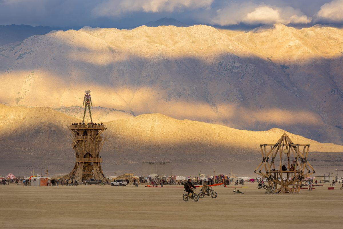 Burning Man 2026 Man Base - Cryptomeria by Alexander Rose