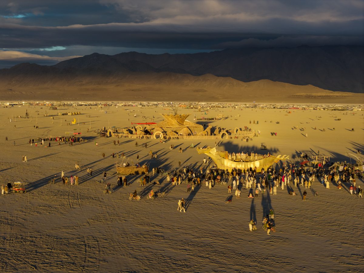 Sunrise Crowd at Temple of the Moon by Moonlight Collective
