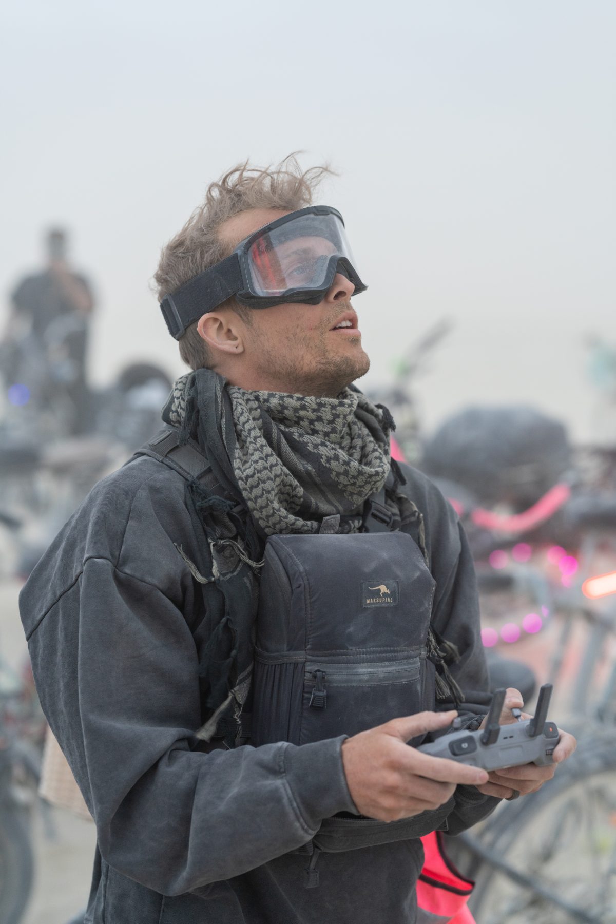 Drone Pilot in the Dust