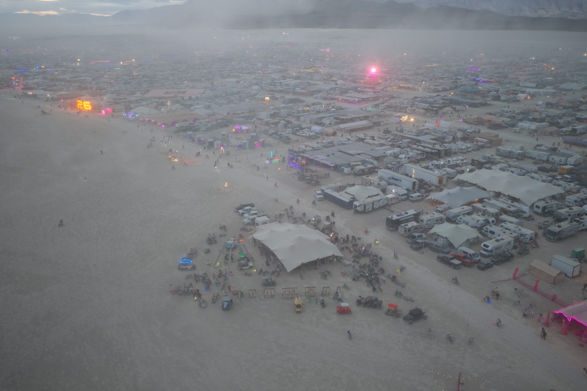 Dust Blowing Across the City Edge