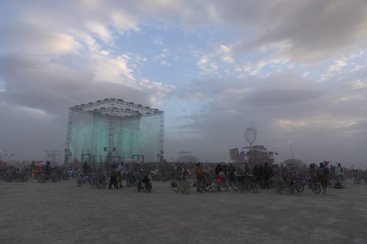 Dusk Crowd at Apotheneum by Anthony Fieldman and Mark Slee