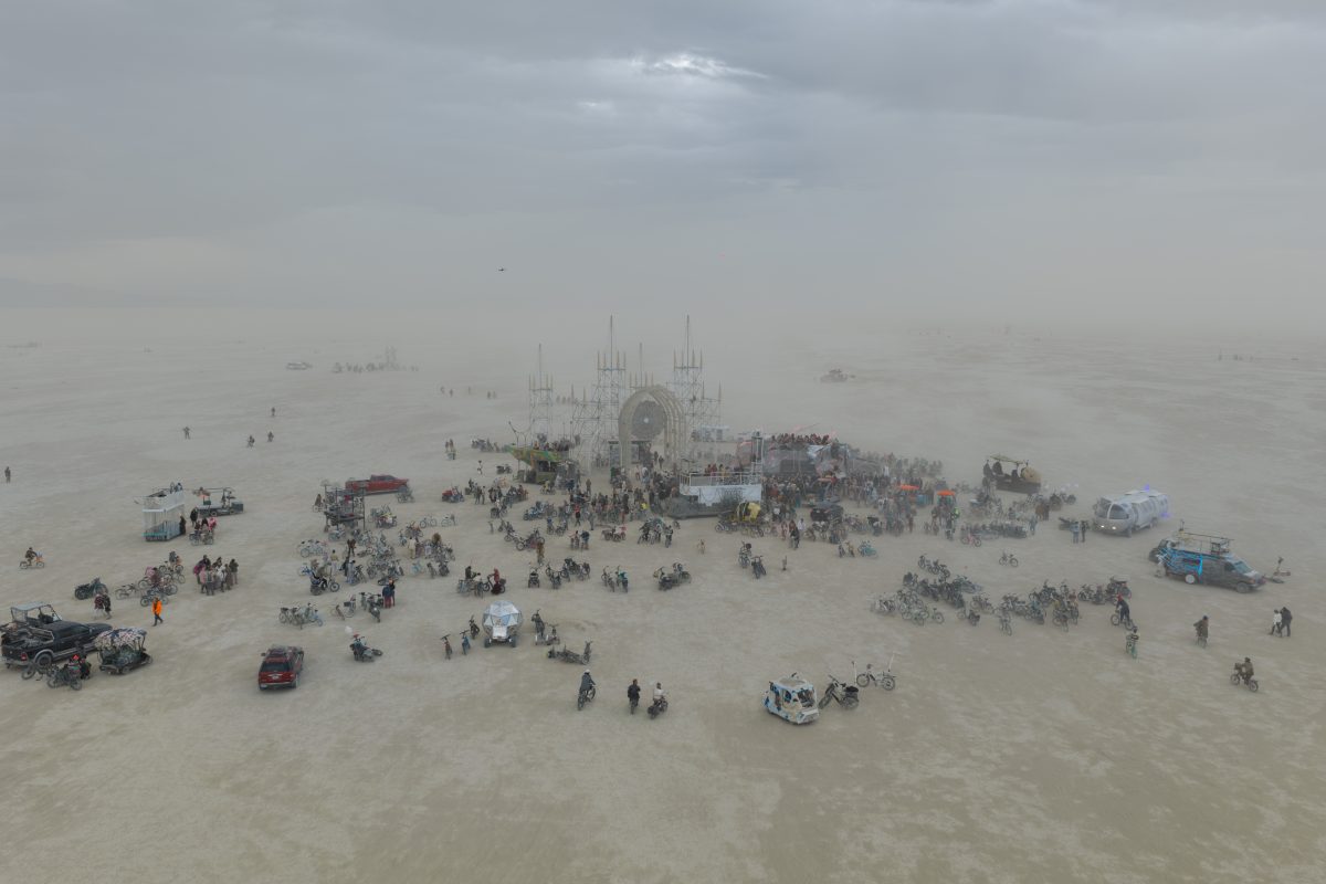 Dusty Afternoon Crowd at The Gothic Folly by Alex Noerpel and Hunter Keene