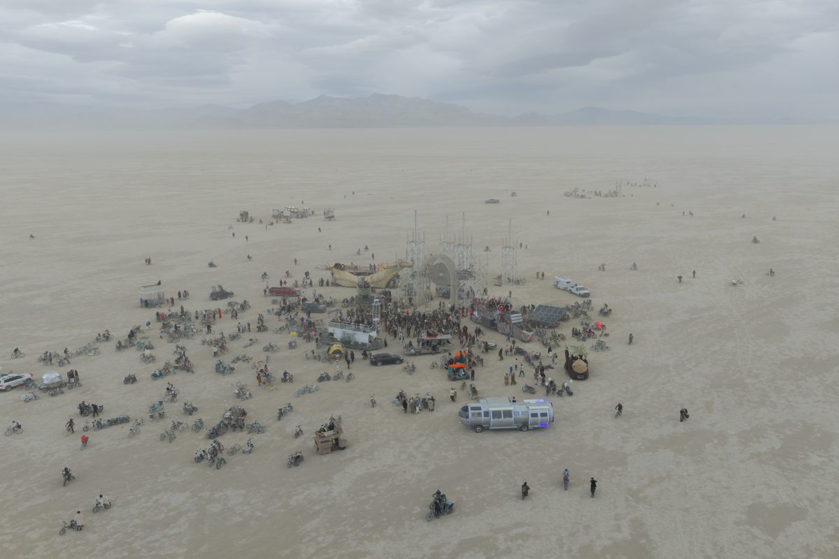 Deep Playa Crowd at The Gothic Folly