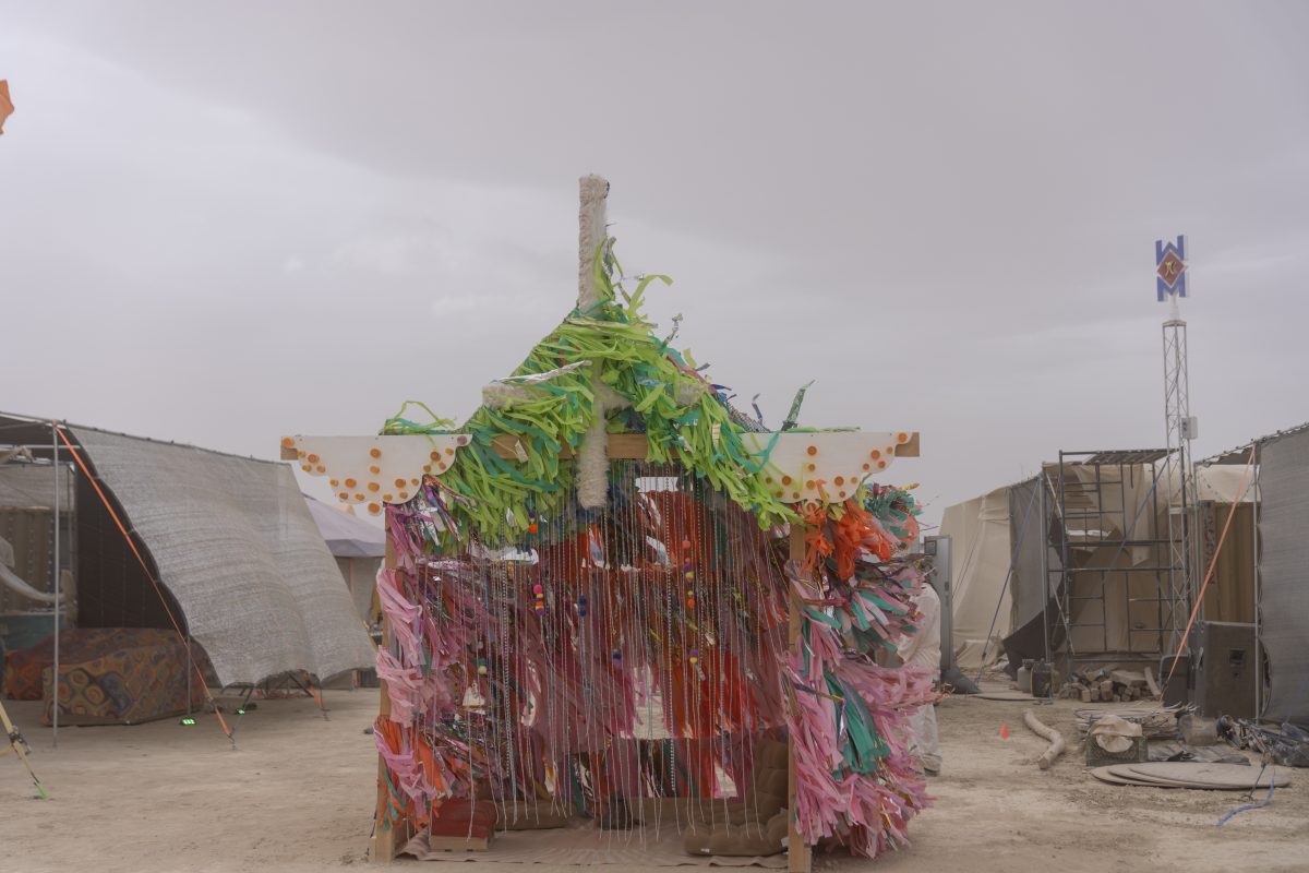 Fringed Camp Shrine During Build Week