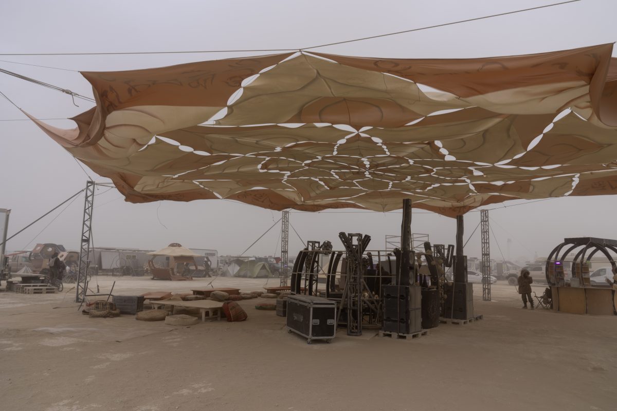 Bloom Camp Sound Stage in the Dust