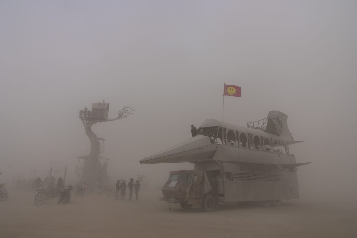 Dust Storm at Above and Below by Sean Orlando