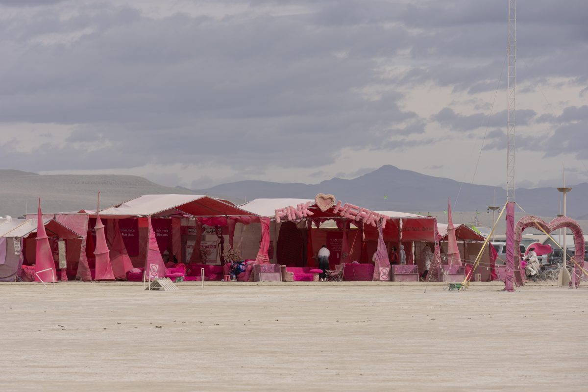 Pink Heart Camp on the Playa