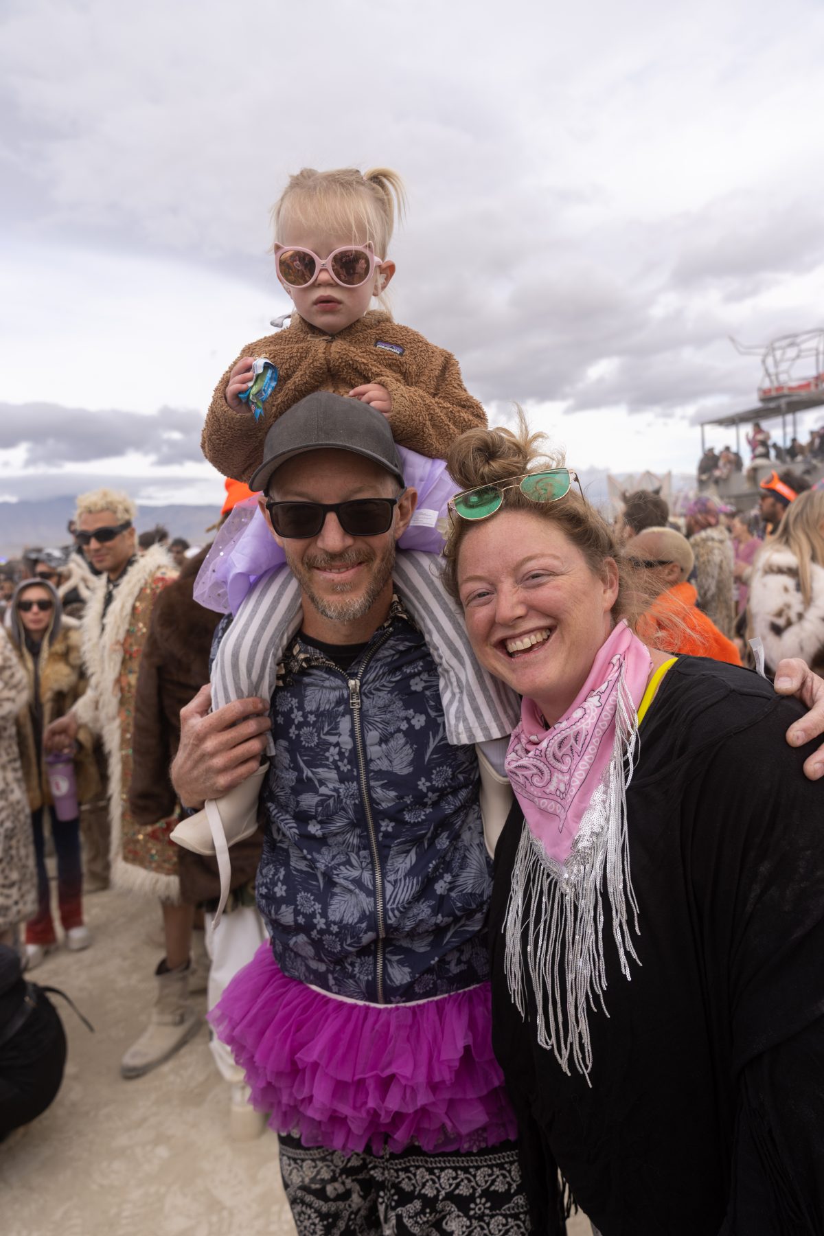 Family Portrait in the Crowd