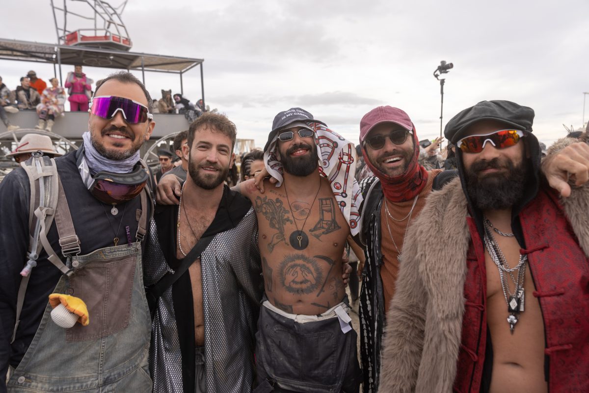 Five Friends in Deep Playa Dust