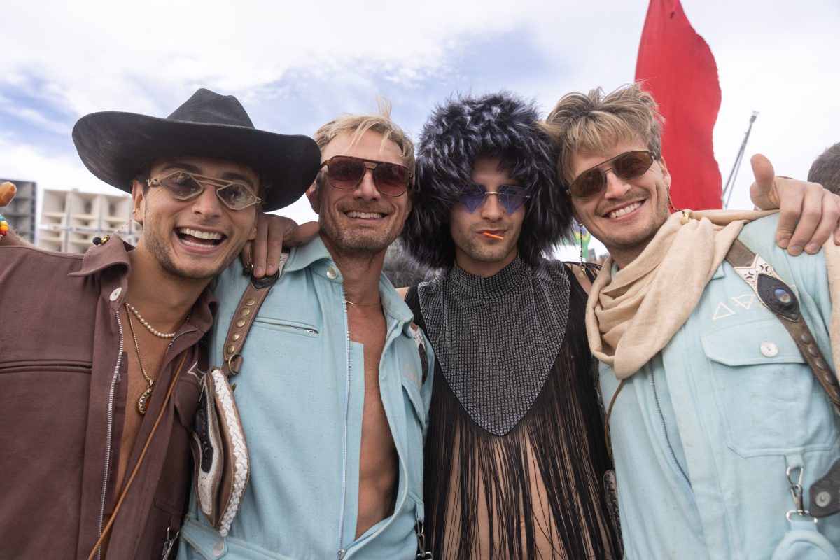Four Friends in Deep Playa