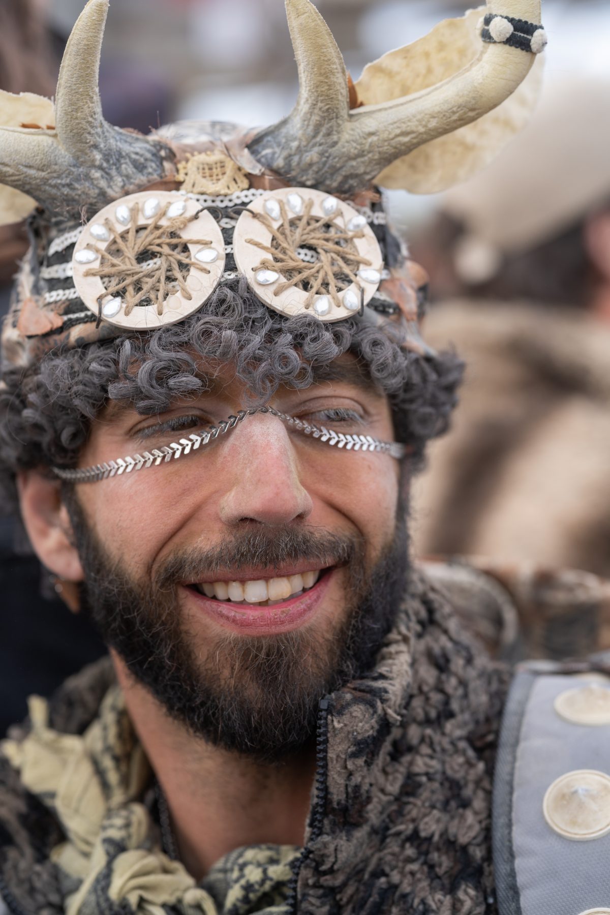 Horned Headdress Portrait
