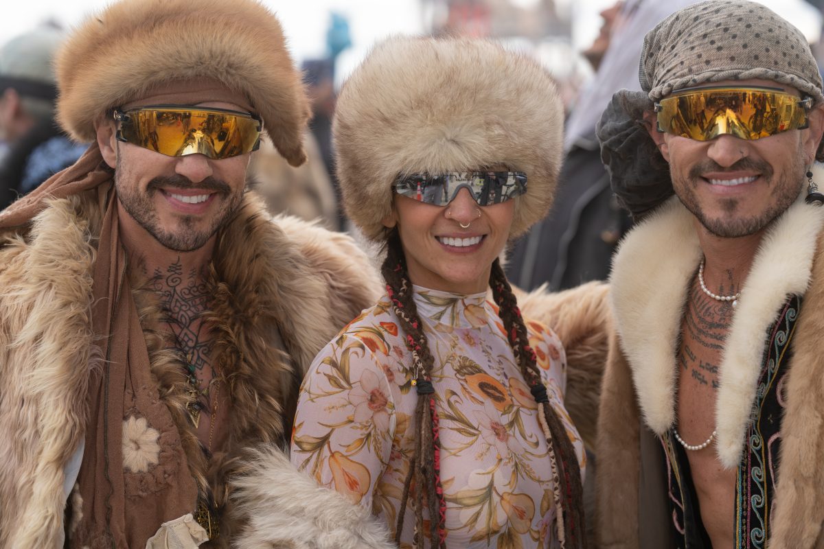Three Burners in Fur Hats