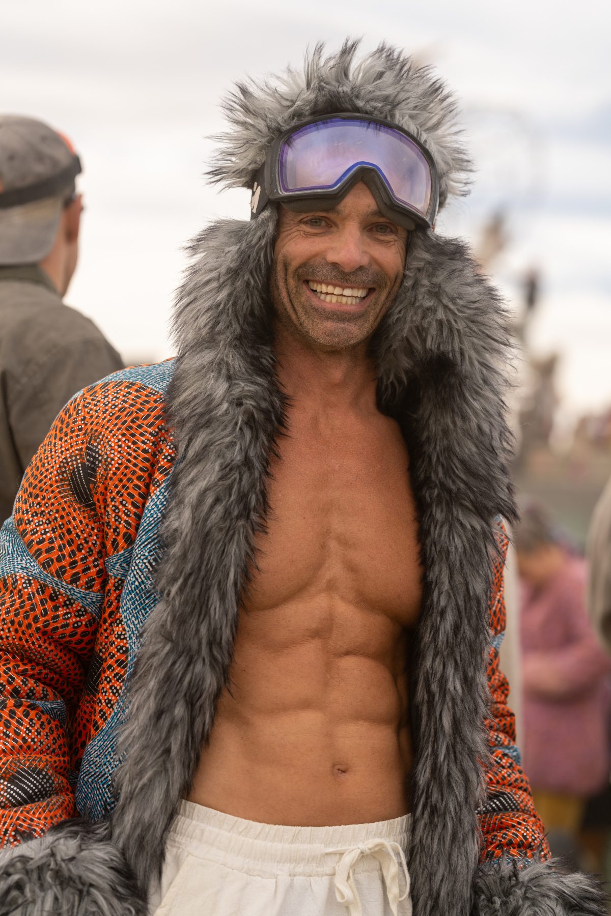 Fur Hood and Goggles