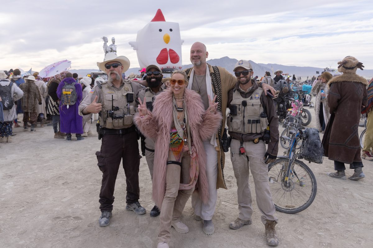 Law Enforcement and Friends in Deep Playa