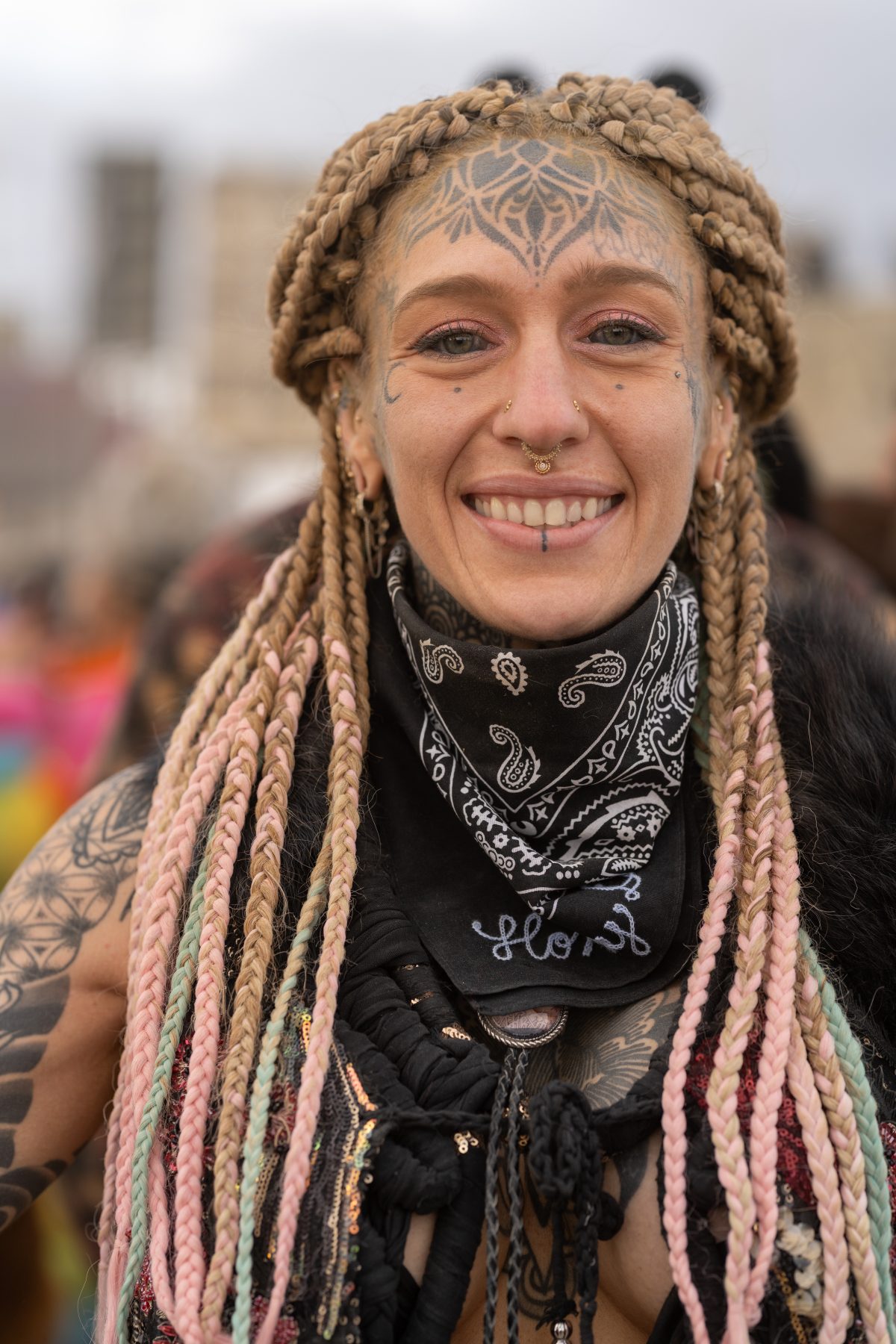 Braids and Bandana Portrait