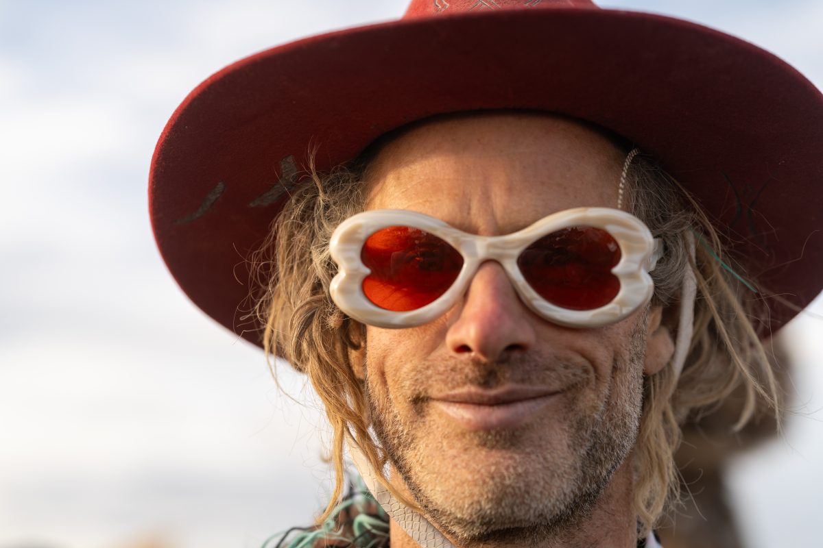 Red Hat and Red Lenses at Sunrise