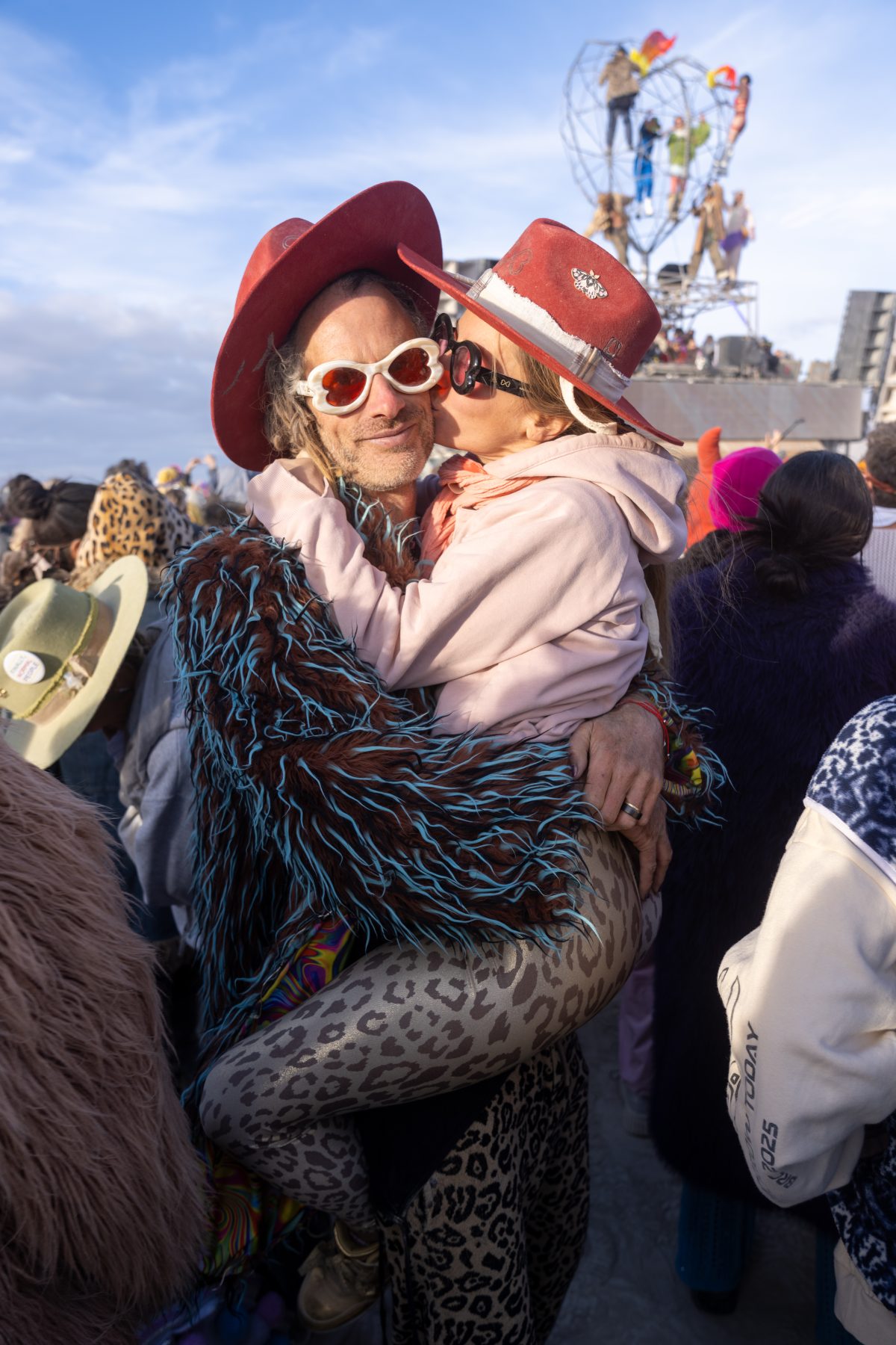Sunrise Hug at Robot Heart