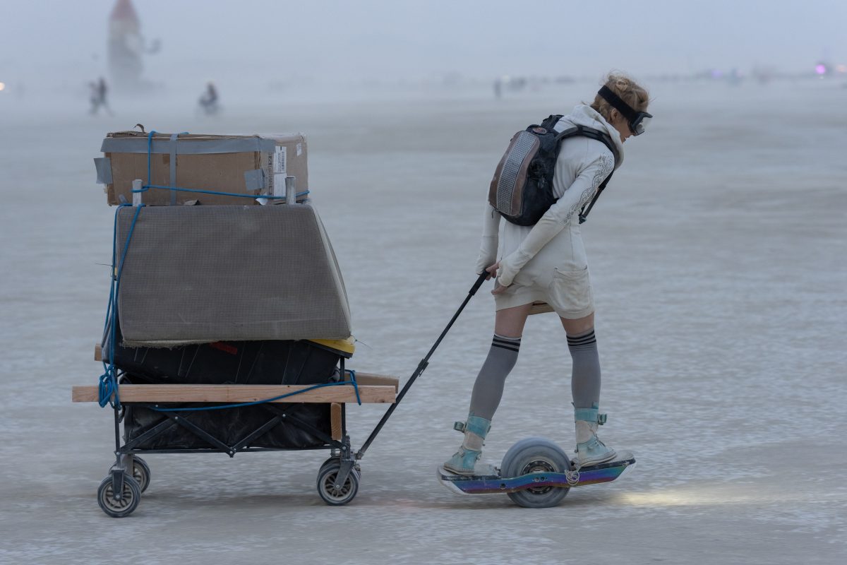 Towing a Wagon on a Onewheel