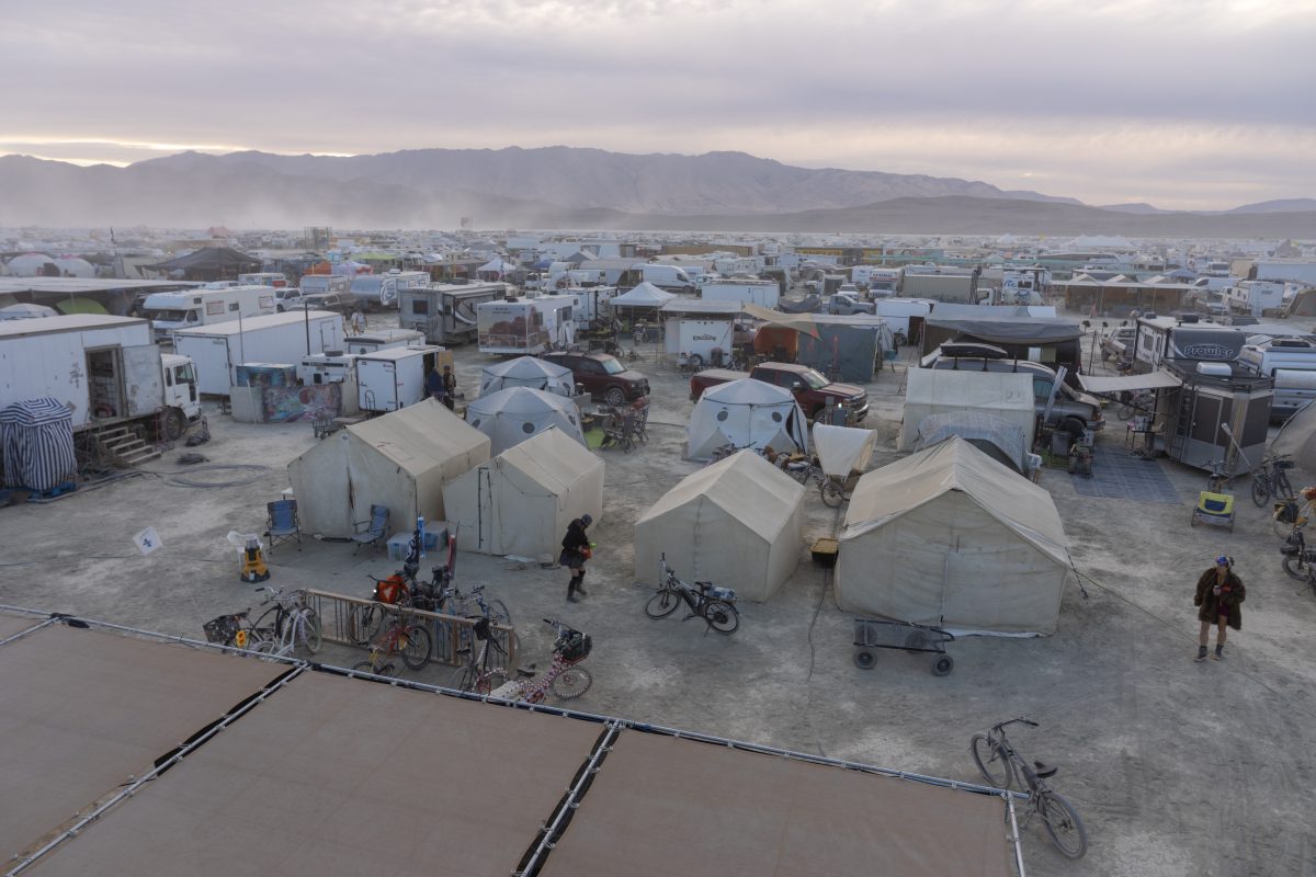 Camp Rooftop View at Dusk