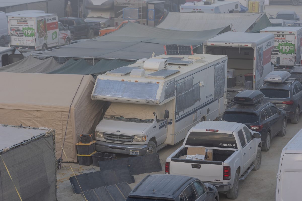 Dusty RV Camp View from Altitude Lounge