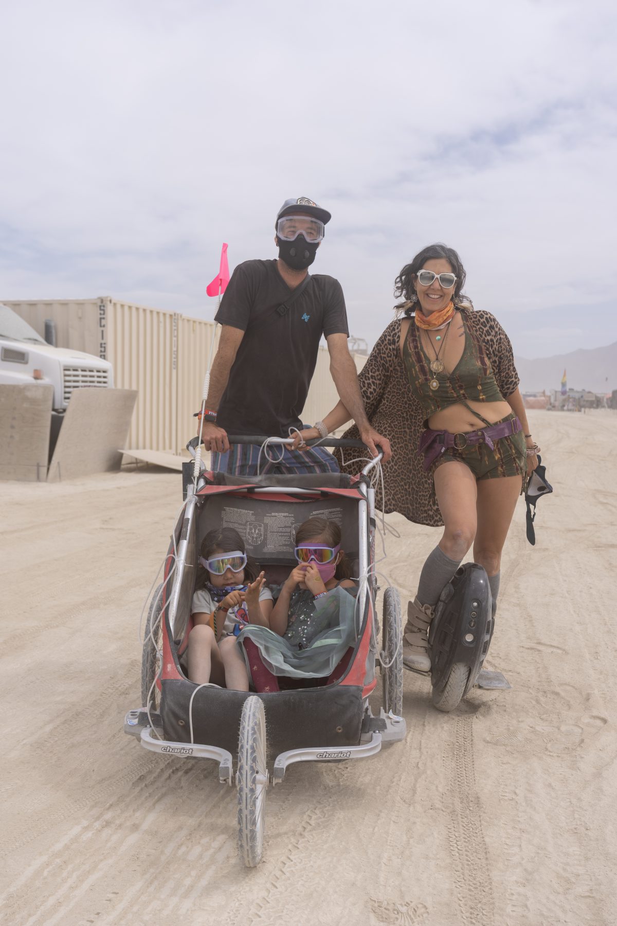 Family Ride in the Dust