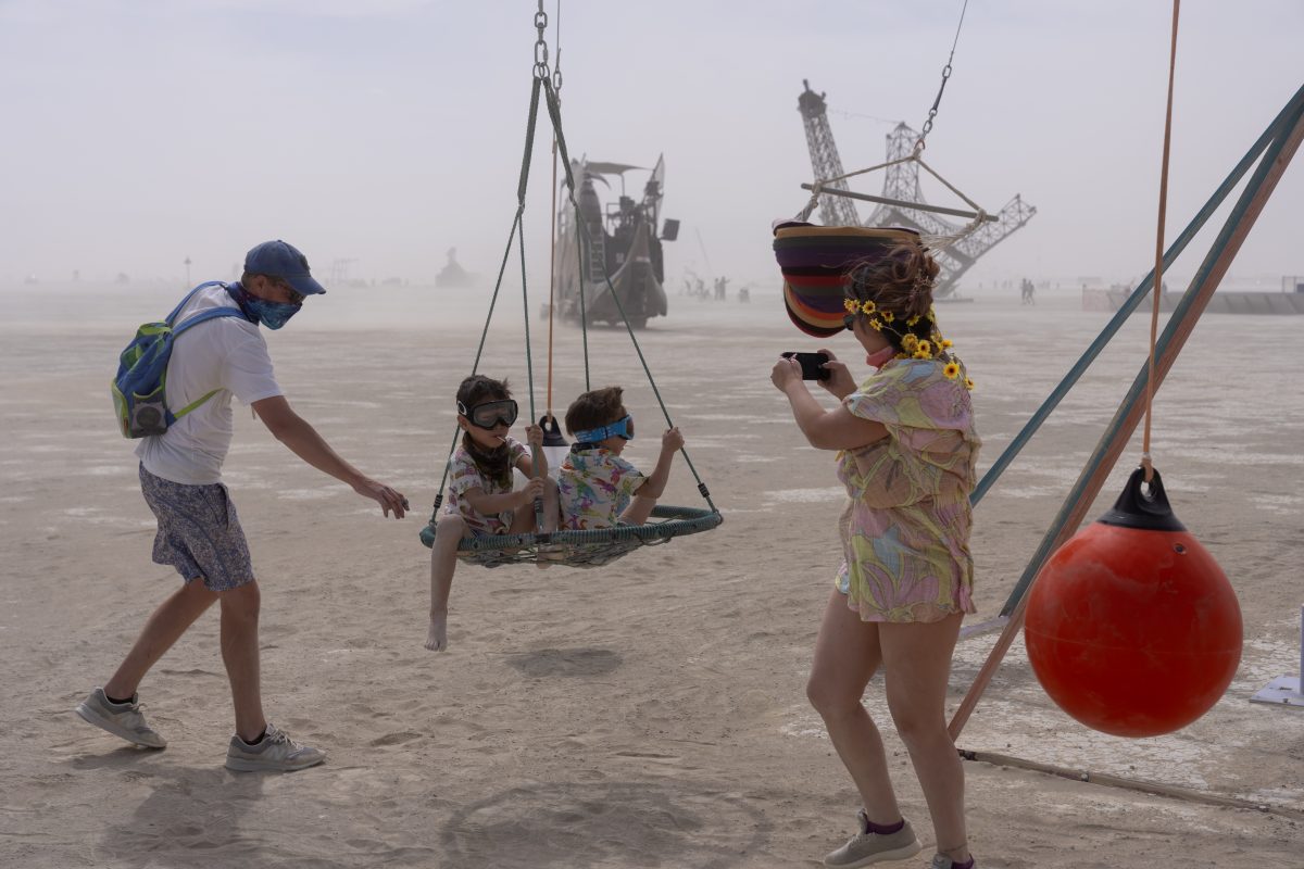 Kids on Chairy Go Round by Johny Utah