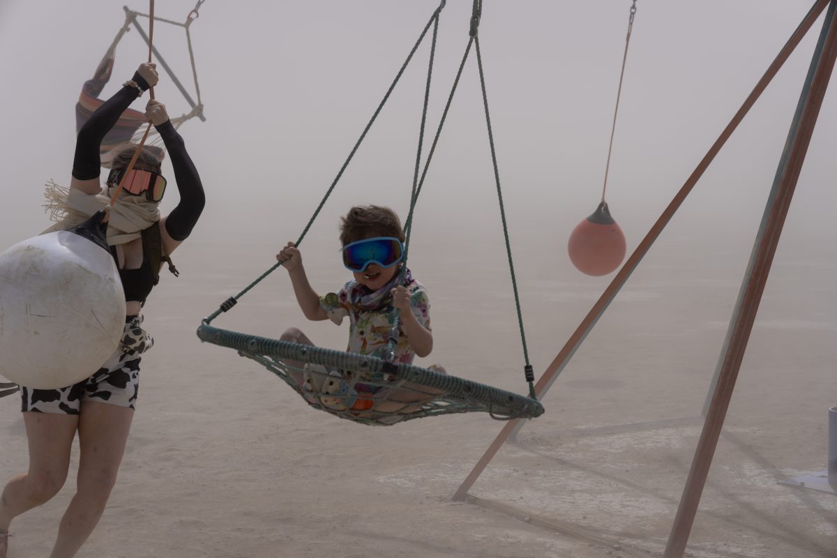 Dust Storm Swing at Chairy Go Round by Johny Utah