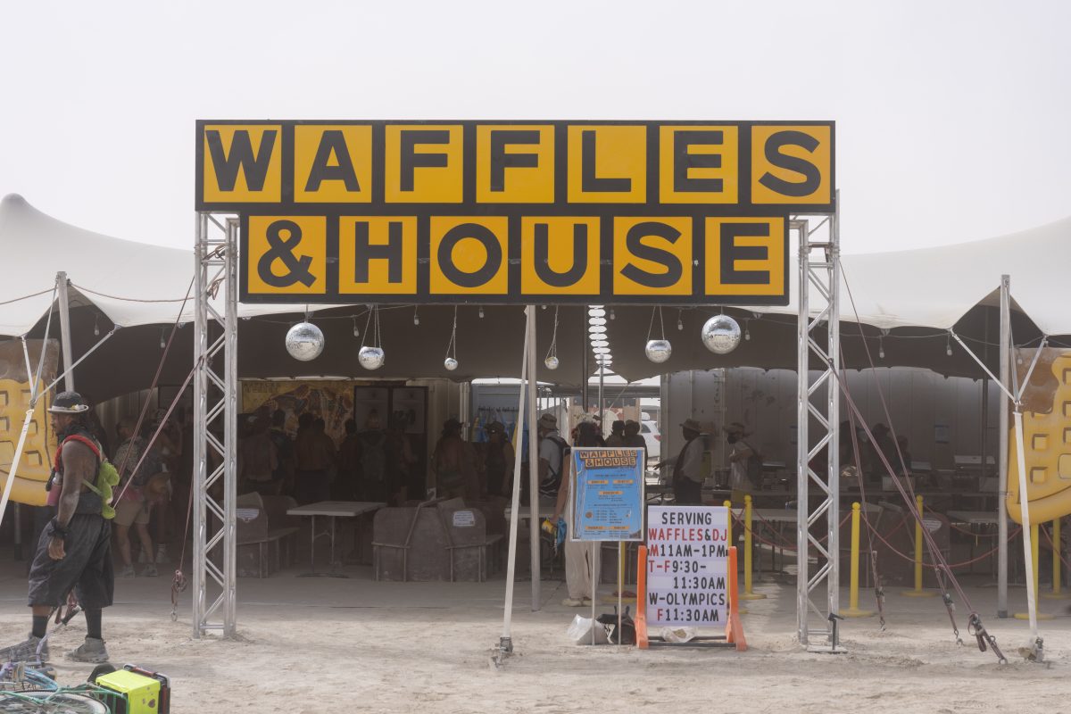 Waffles and House Camp Entrance