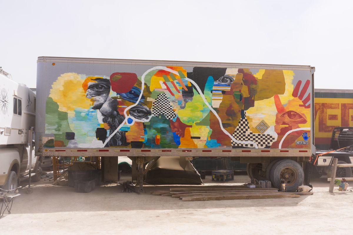 Trailer Mural by Art of July