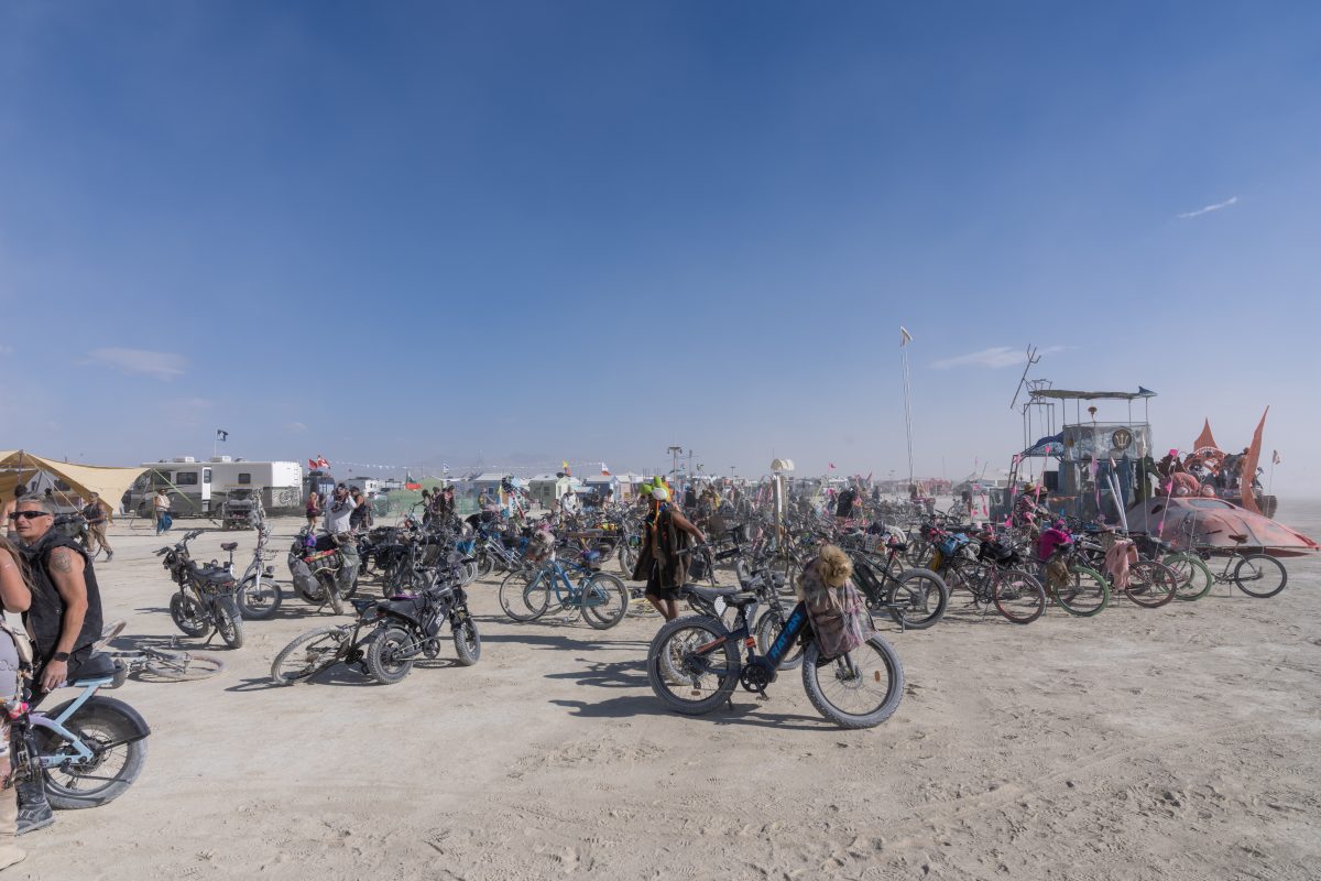 Bike Pile on the Esplanade