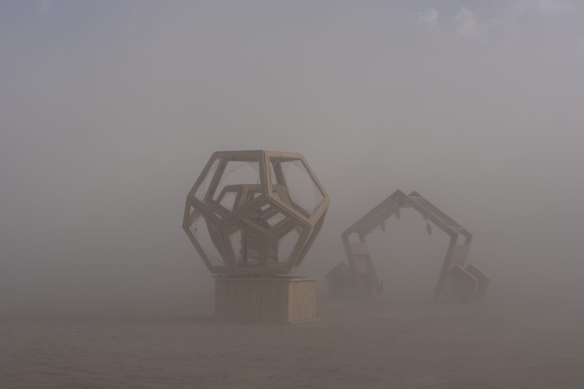 Dodecahedron in the Dust